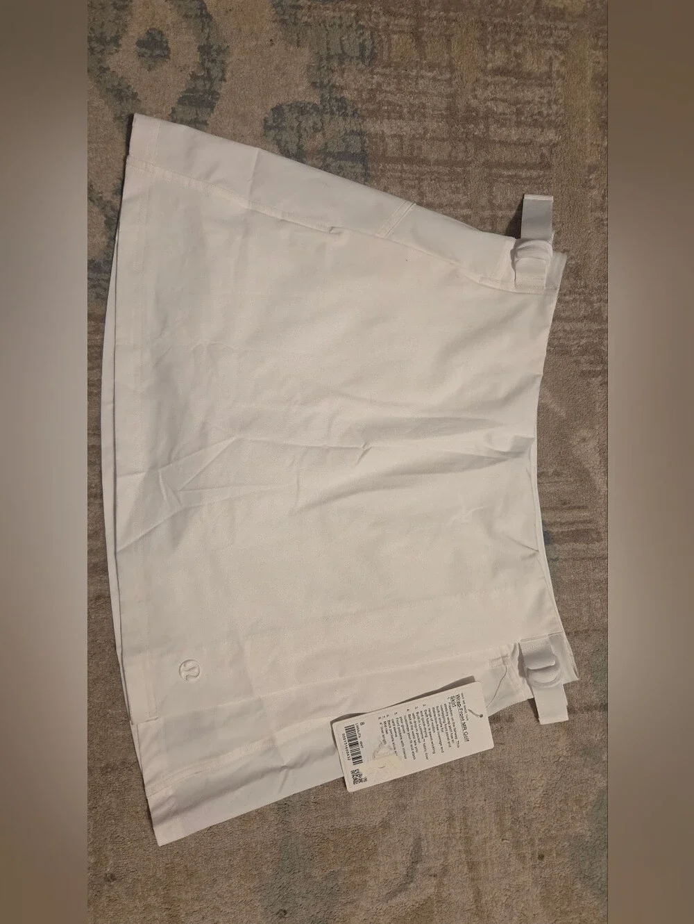 Lululemon Wrap-Front Mid-Rise Golf Skirt. White. Size 8. NWT **PLZ READ